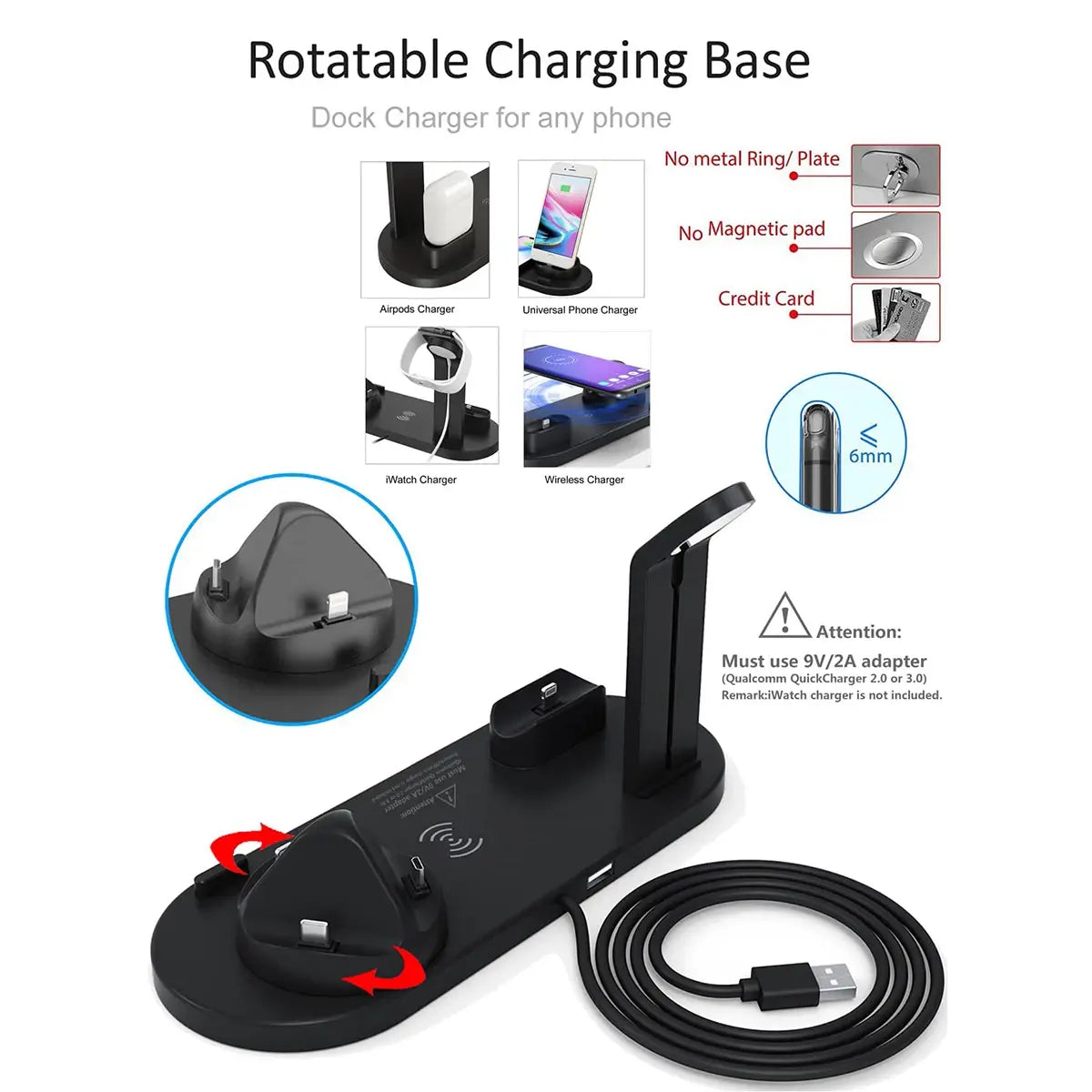 Fast Charging Dock Station for Your Apple Gadgets