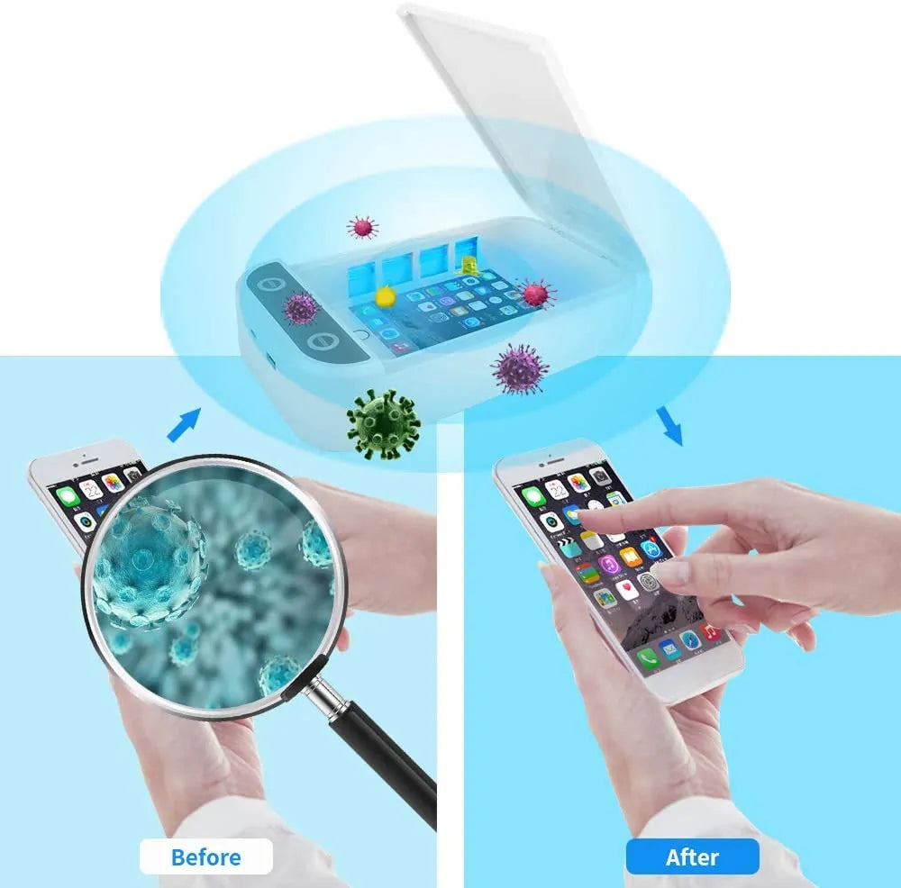 Portable UV Light Cell Phone Sterilizer