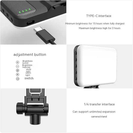 Phone Photography & Live Streaming Fill Light