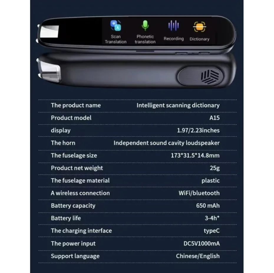 Multi-Language Scanning Translation Pen