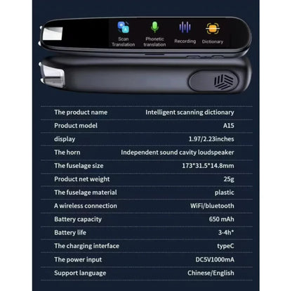 Multi-Language Scanning Translation Pen